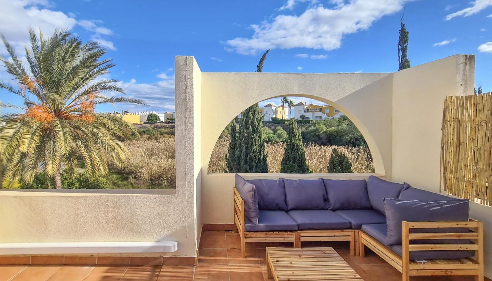 Garden Vistas. Hermoso Duplex Con Patio, Solarium Y Piscina. Vera Buitenkant foto