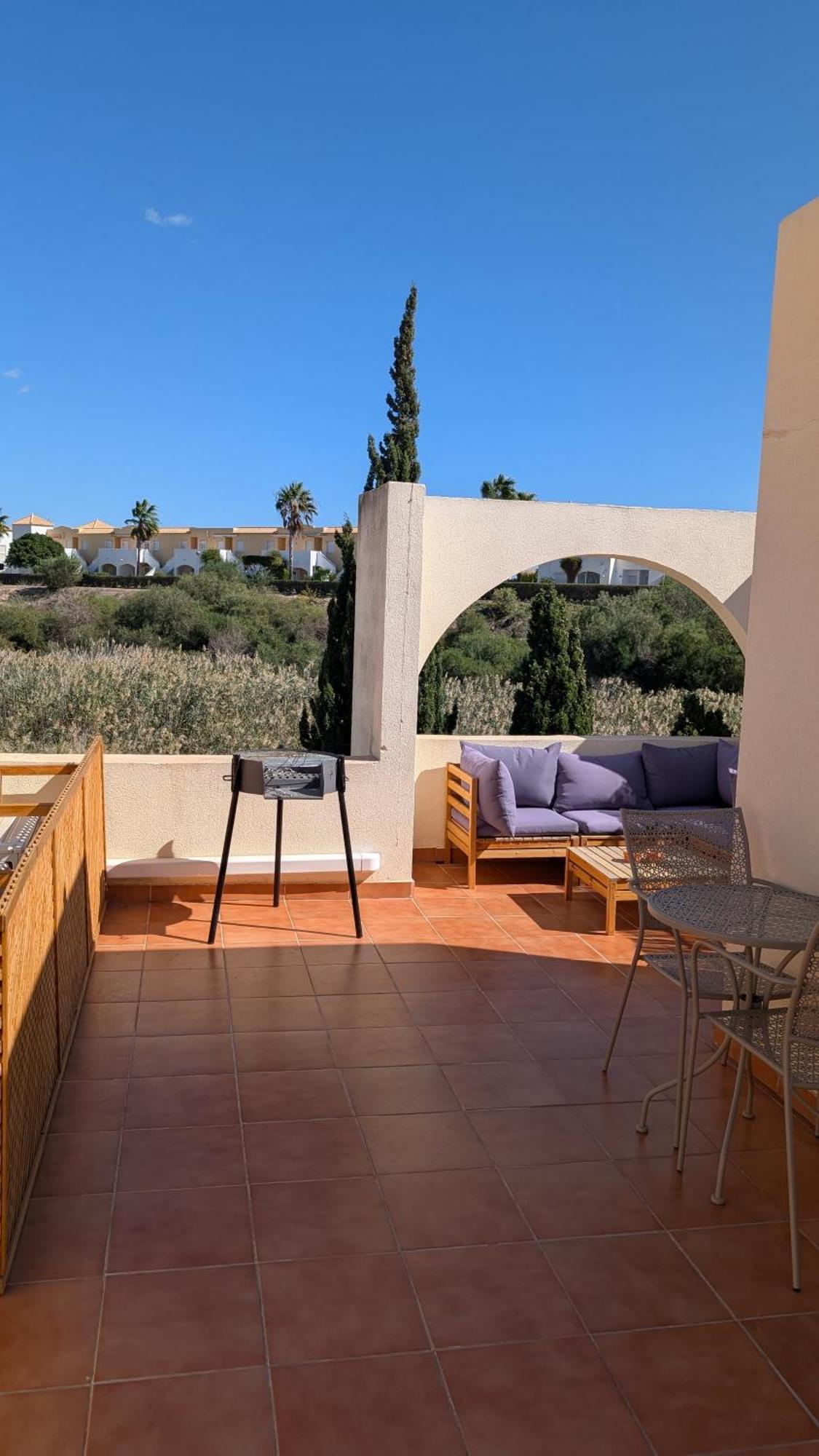 Garden Vistas. Hermoso Duplex Con Patio, Solarium Y Piscina. Vera Buitenkant foto